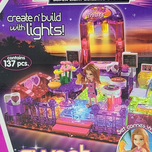 Lite Brix Super Light Building System Sweet Treats Play Set Cra-Z-Art New - Picture 3 of 9